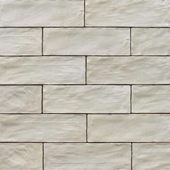 Mallorca White Ceramic Subway Tile 2.5x8